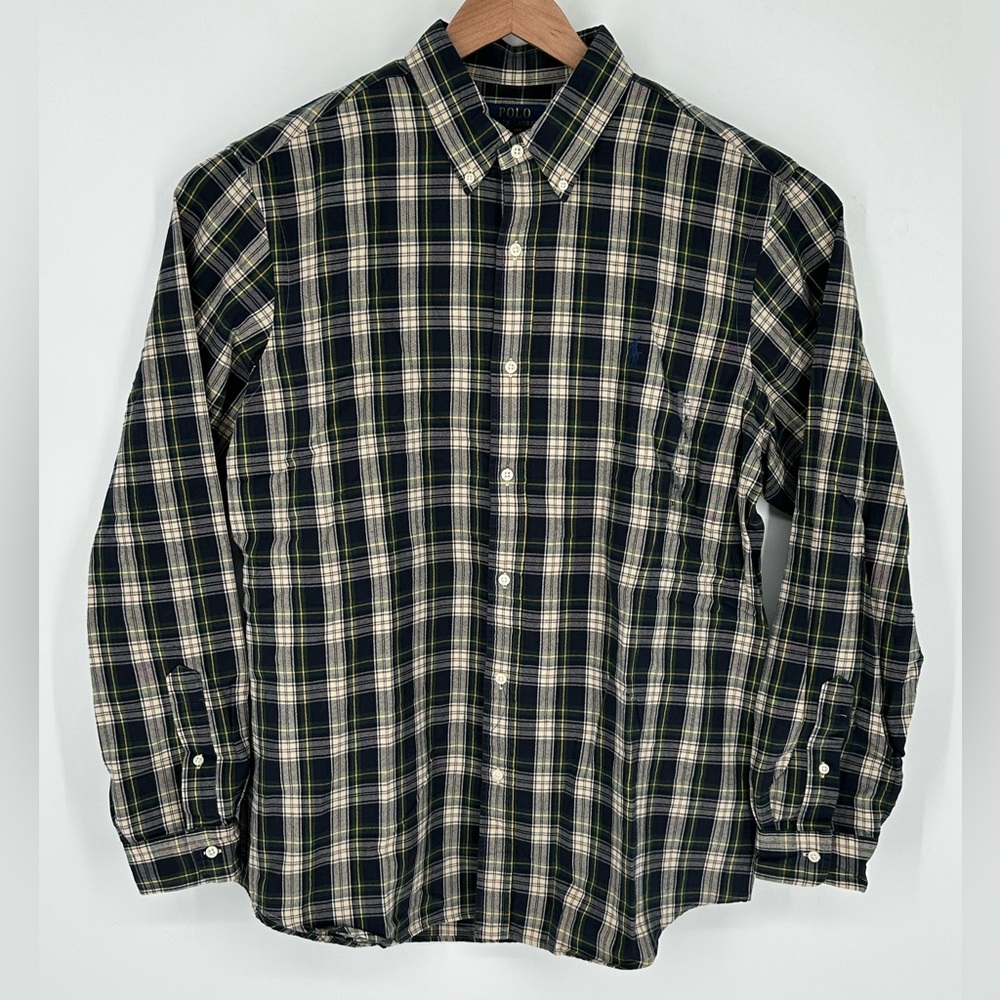 Polo Ralph Lauren Mens Classic Fit Plaid Lightweight Flannel Multicolor W7